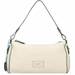 Online Gabs Pepita Schultertasche Leder 31 cm mit Dehnfalte milk