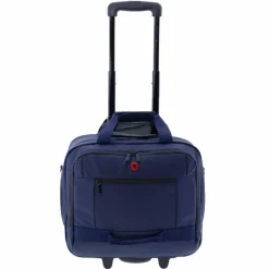 Discount Gladiator 3900 2 Rollen Businesstrolley 36 cm Laptopfach blue