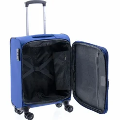 Sale Gladiator 2000 4 Rollen Kabinentrolley 55 cm mit Dehnfalte blue