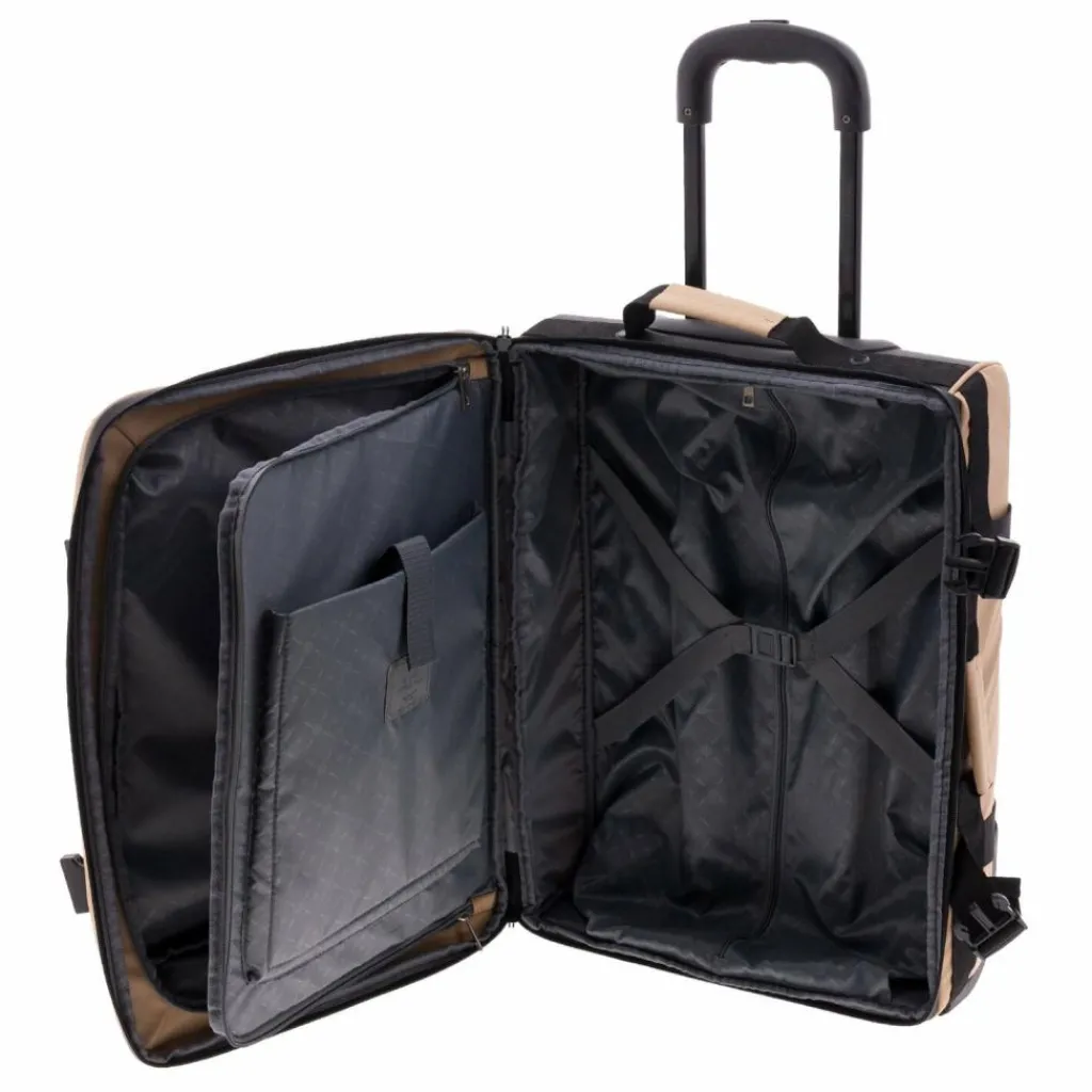 Gladiator Weichgepäck Kabinengepäck|4-Rollen Kabinentrolleys<3900 2 Rollen Kabinentrolley 55 cm Laptopfach beige