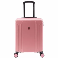 Discount Gladiator 2900 4 Rollen Kabinentrolley 55 cm mit Dehnfalte pink