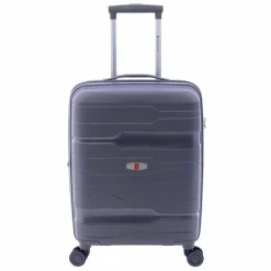 Best Gladiator 3800 4 Rollen Kabinentrolley 55 cm mit Dehnfalte grey