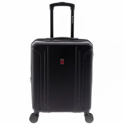 Gladiator Hartgepäck Kabinengepäck|4-Rollen Kabinentrolleys<2900 4 Rollen Kabinentrolley 55 cm mit Dehnfalte black