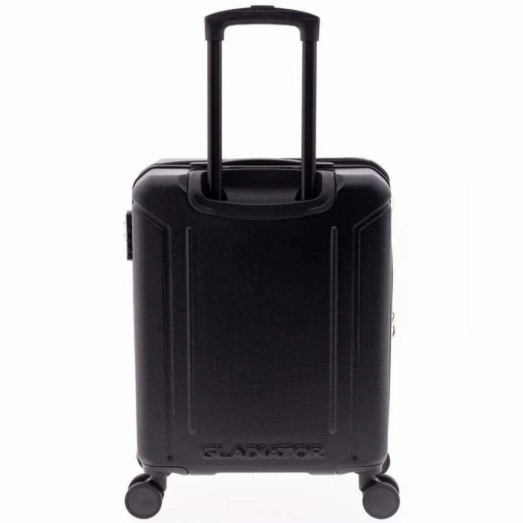 Gladiator Hartgepäck Kabinengepäck|4-Rollen Kabinentrolleys<2900 4 Rollen Kabinentrolley 55 cm mit Dehnfalte black