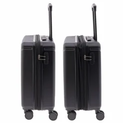 Gladiator Hartgepäck Kabinengepäck|4-Rollen Kabinentrolleys<2900 4 Rollen Kabinentrolley 55 cm mit Dehnfalte black