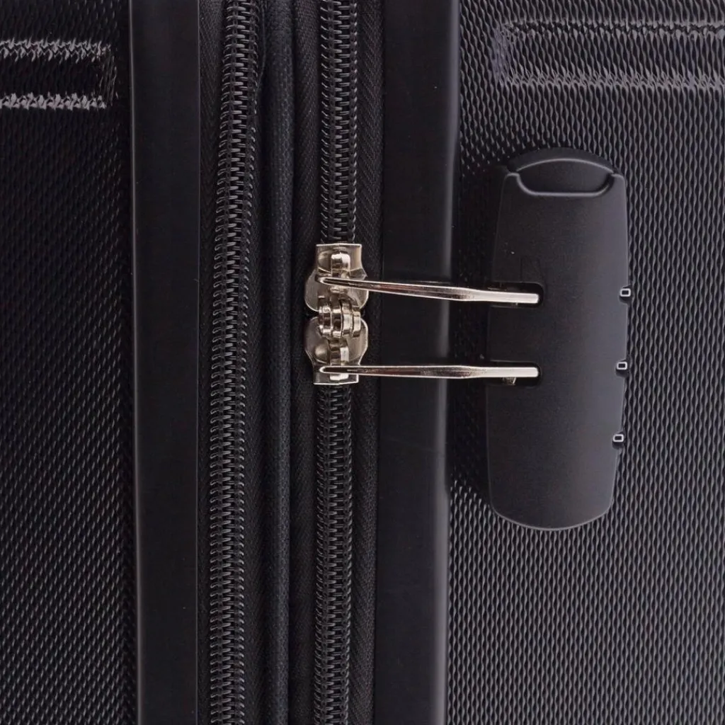 Gladiator Hartgepäck Kabinengepäck|4-Rollen Kabinentrolleys<2900 4 Rollen Kabinentrolley 55 cm mit Dehnfalte black