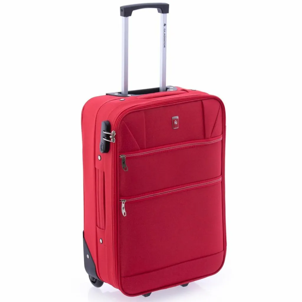 Gladiator Weichgepäck Kabinengepäck|2-Rollen Kabinentrolleys<2100 2 Rollen Kabinentrolley 52 cm red