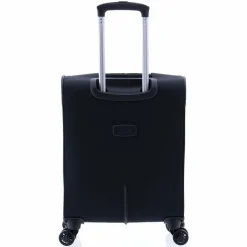 New Gladiator 2000 4 Rollen Kabinentrolley 55 cm mit Dehnfalte black