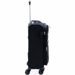 New Gladiator 2000 4 Rollen Kabinentrolley 55 cm mit Dehnfalte black