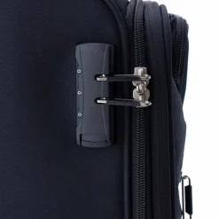 New Gladiator 2000 4 Rollen Kabinentrolley 55 cm mit Dehnfalte black