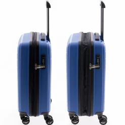 Gladiator Hartgepäck Kabinengepäck|4-Rollen Kabinentrolleys<1700 4 Rollen Kabinentrolley 55 cm mit Dehnfalte blue