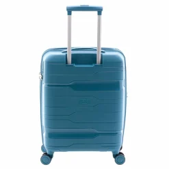 Gladiator Hartgepäck Kabinengepäck|4-Rollen Kabinentrolleys<3800 4 Rollen Kabinentrolley 55 cm mit Dehnfalte bondi blue