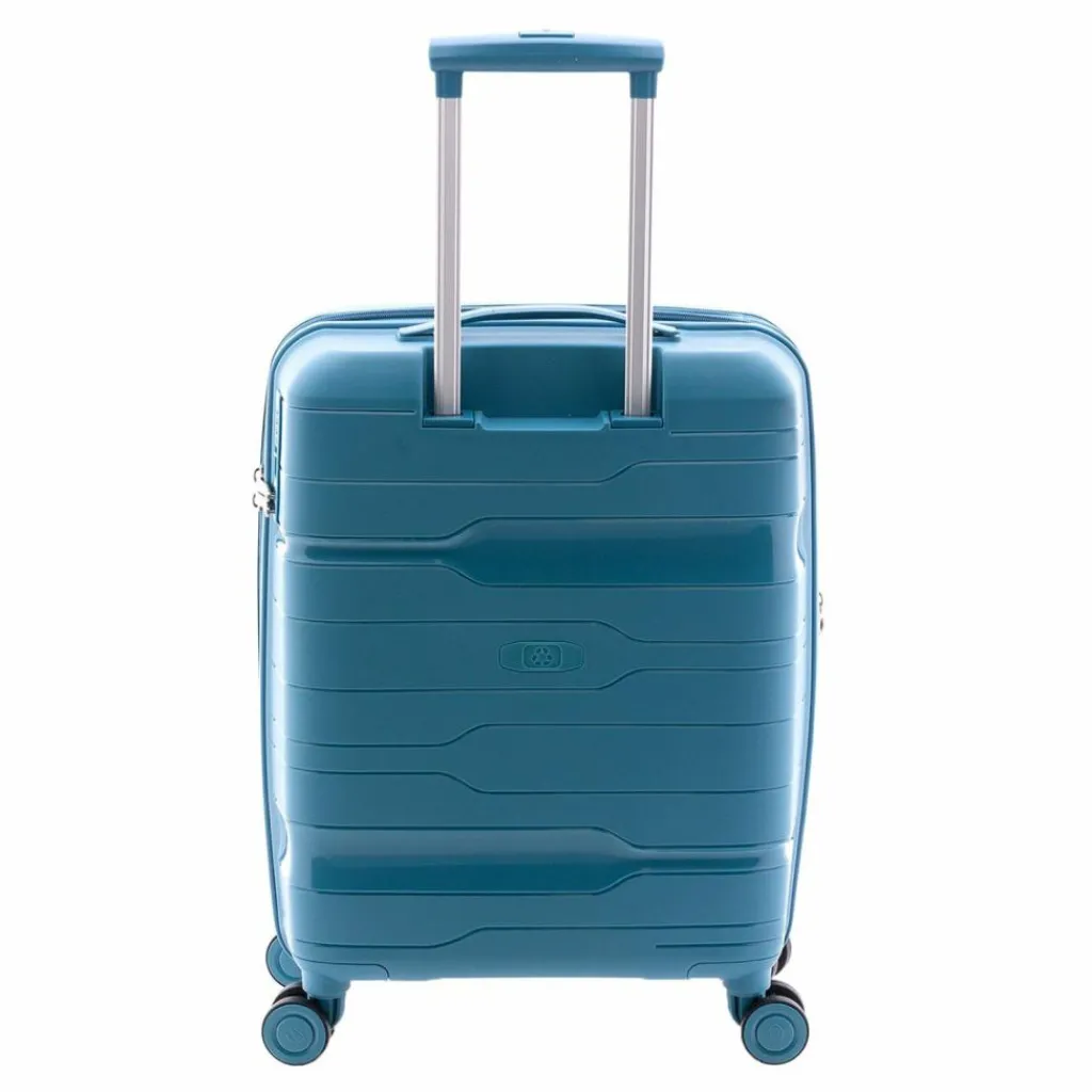 Gladiator Hartgepäck Kabinengepäck|4-Rollen Kabinentrolleys<3800 4 Rollen Kabinentrolley 55 cm mit Dehnfalte bondi blue