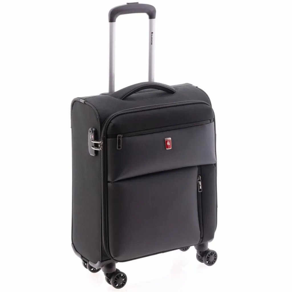 Gladiator Weichgepäck Kabinengepäck|4-Rollen Kabinentrolleys<3700 4 Rollen Kabinentrolley 55 cm mit Dehnfalte black