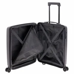 Online Gladiator 1700 4 Rollen Kabinentrolley 55 cm mit Dehnfalte black