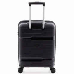 Clearance Gladiator 3800 4 Rollen Kabinentrolley 55 cm mit Dehnfalte black