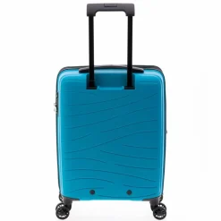Gladiator Hartgepäck Kabinengepäck|4-Rollen Kabinentrolleys<1700 4 Rollen Kabinentrolley 55 cm mit Dehnfalte turquoise