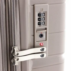 Gladiator Hartgepäck Kabinengepäck|4-Rollen Kabinentrolleys<3800 4 Rollen Kabinentrolley 55 cm mit Dehnfalte beige