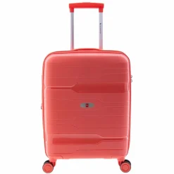 Gladiator Hartgepäck Kabinengepäck|4-Rollen Kabinentrolleys<3800 4 Rollen Kabinentrolley 55 cm mit Dehnfalte coral
