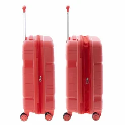 Gladiator Hartgepäck Kabinengepäck|4-Rollen Kabinentrolleys<3800 4 Rollen Kabinentrolley 55 cm mit Dehnfalte coral