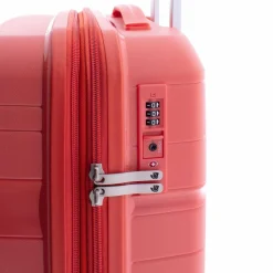 Gladiator Hartgepäck Kabinengepäck|4-Rollen Kabinentrolleys<3800 4 Rollen Kabinentrolley 55 cm mit Dehnfalte coral