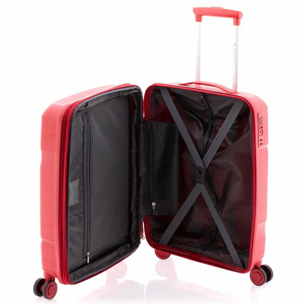 Gladiator 3800 4 Rollen Kabinentrolley 55 cm mit Dehnfalte