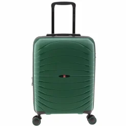 Clearance Gladiator 3400 4 Rollen Kabinentrolley 55 cm mit Dehnfalte green