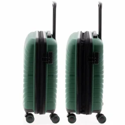 Clearance Gladiator 3400 4 Rollen Kabinentrolley 55 cm mit Dehnfalte green