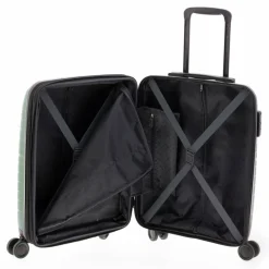 Clearance Gladiator 3400 4 Rollen Kabinentrolley 55 cm mit Dehnfalte green