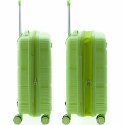 Gladiator Hartgepäck Kabinengepäck|4-Rollen Kabinentrolleys<0800 4 Rollen Kabinentrolley 55 cm mit Dehnfalte light green