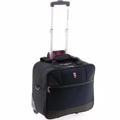 Outlet Gladiator 2100 2 Rollen Pilotentrolley 36 cm Laptopfach black