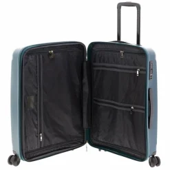 Gladiator 4-Rollen Koffer|Hartgepäck<5000 4 Rollen Trolley 63 cm mit Dehnfalte petrol