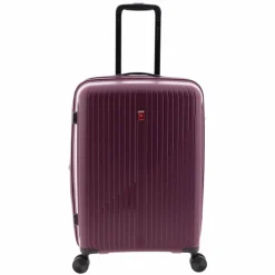 Clearance Gladiator 5000 4 Rollen Trolley 63 cm mit Dehnfalte maroon