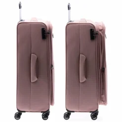 Clearance Gladiator 3700 4 Rollen Trolley 78 cm mit Dehnfalte pink