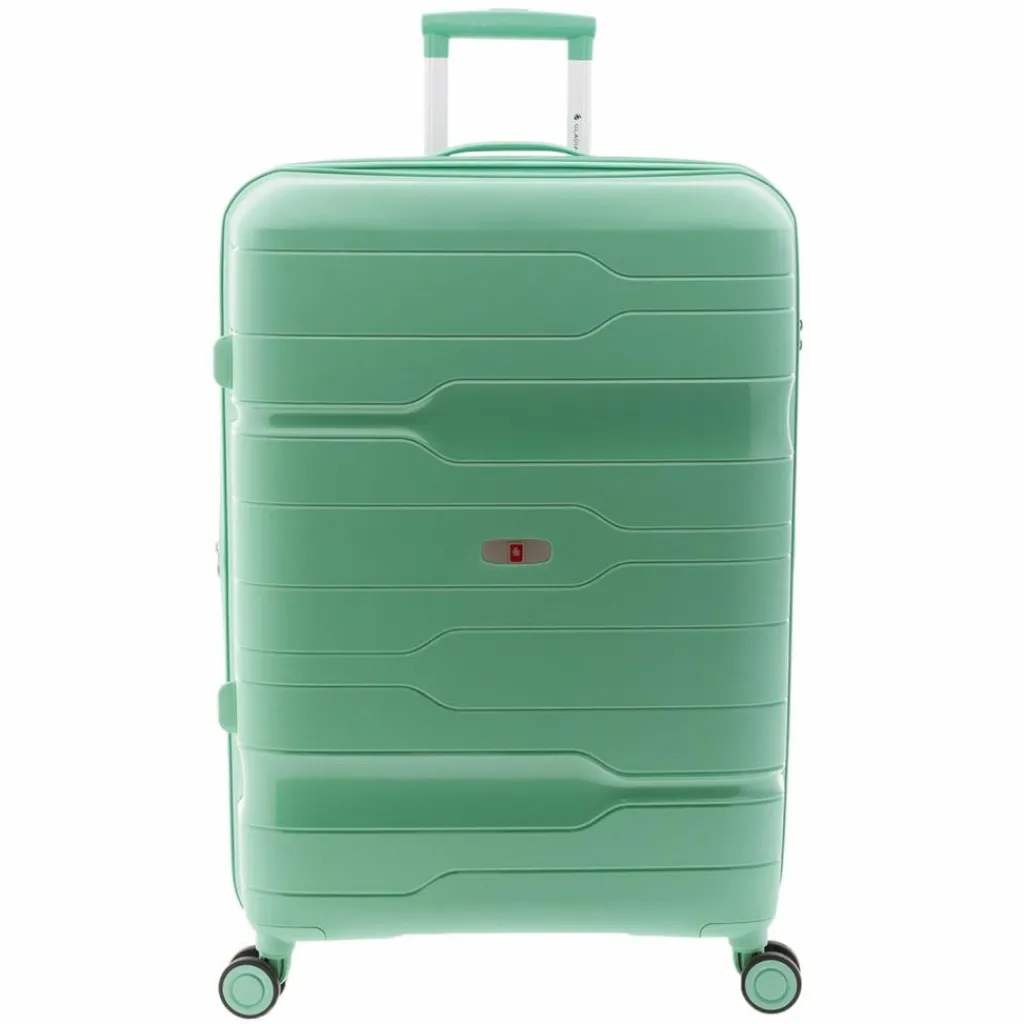 Gladiator Hartgepäck|4-Rollen Koffer<3800 4 Rollen Trolley 77 cm mit Dehnfalte sage green