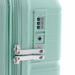 Gladiator Hartgepäck|4-Rollen Koffer<3800 4 Rollen Trolley 77 cm mit Dehnfalte sage green