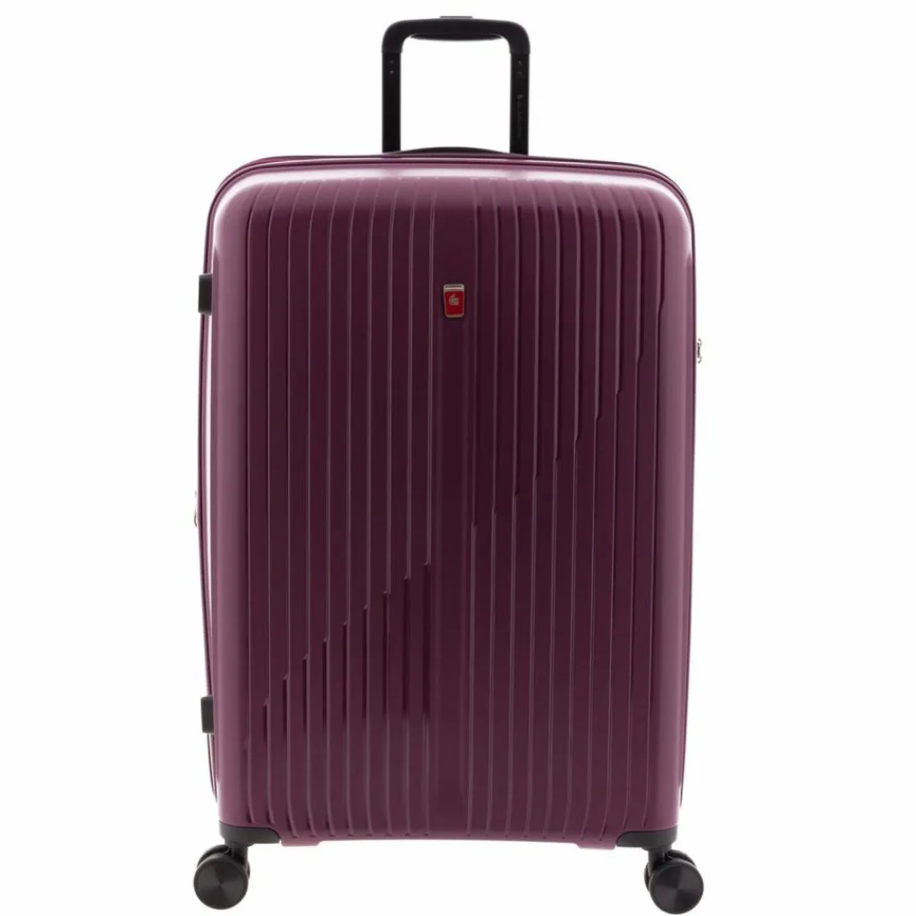 Gladiator 4-Rollen Koffer|Hartgepäck<5000 4 Rollen Trolley 73 cm mit Dehnfalte maroon