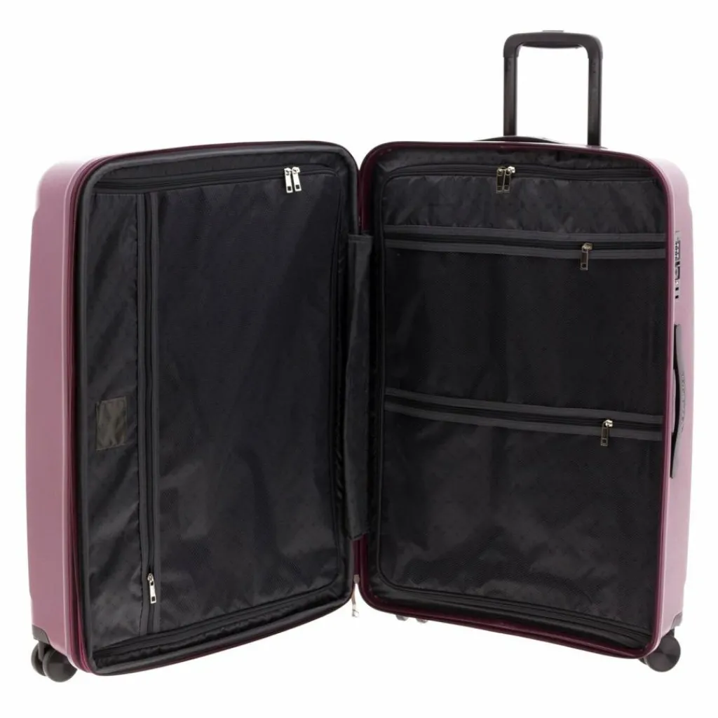 Gladiator 4-Rollen Koffer|Hartgepäck<5000 4 Rollen Trolley 73 cm mit Dehnfalte maroon