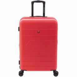Best Gladiator 4300 4 Rollen Trolley 65 cm mit Dehnfalte red