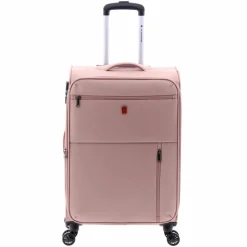 Gladiator Weichgepäck|4-Rollen Koffer<3700 4 Rollen Trolley 66 cm mit Dehnfalte pink