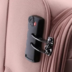 Gladiator Weichgepäck|4-Rollen Koffer<3700 4 Rollen Trolley 66 cm mit Dehnfalte pink