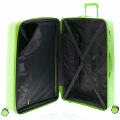 Gladiator Hartgepäck|4-Rollen Koffer<0800 4 Rollen Trolley 76 cm mit Dehnfalte light green