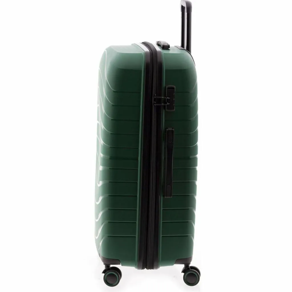 Gladiator 4-Rollen Koffer|Hartgepäck<3400 4 Rollen Trolley 76 cm mit Dehnfalte green