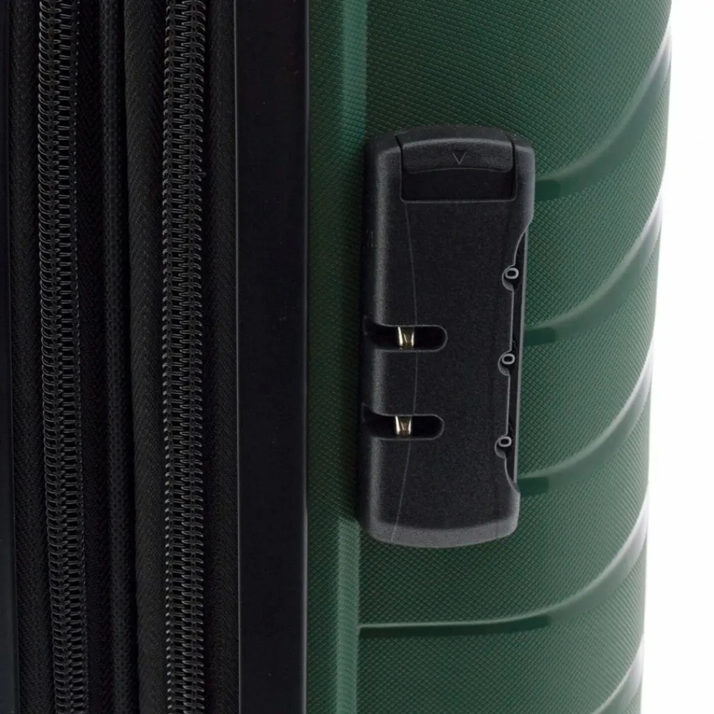 Gladiator 4-Rollen Koffer|Hartgepäck<3400 4 Rollen Trolley 76 cm mit Dehnfalte green