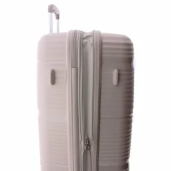 Sale Gladiator 0800 4 Rollen Trolley 76 cm mit Dehnfalte beige