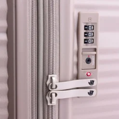 Sale Gladiator 0800 4 Rollen Trolley 76 cm mit Dehnfalte beige