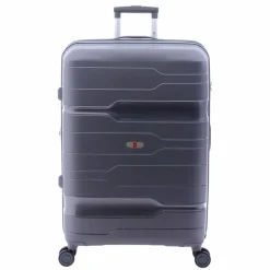 Gladiator Hartgepäck|4-Rollen Koffer<3800 4 Rollen Trolley 77 cm mit Dehnfalte grey