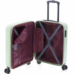 Clearance Gladiator 4300 4 Rollen Trolley 55 cm mit Dehnfalte green