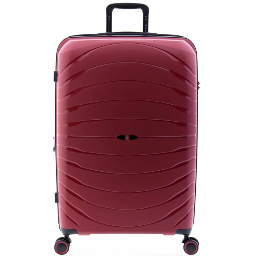 Gladiator 4-Rollen Koffer|Hartgepäck<3400 4 Rollen Trolley 76 cm mit Dehnfalte red