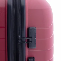 Gladiator 4-Rollen Koffer|Hartgepäck<3400 4 Rollen Trolley 76 cm mit Dehnfalte red